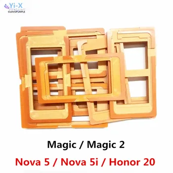 Lepidlo Plesne LCD Displej Sklo Formy Držiak Pre Huawei Nova 3 3E 4 4E 5 5i Česť 20 magic 2