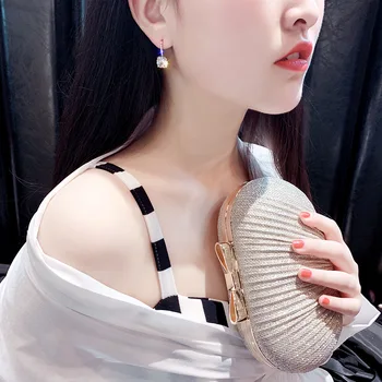 Lesklé Štvorcový Zirkón Elegantné Náušnice Temperament Žien Náušnice pre Ženy Elegantný Minimalistický Šperky 2019 kórejský Náušnice O4E747