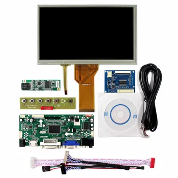 AT070TN92 Dotykový LCD Displej HD MI DVI VGA LCD Radič Rada 800X480 M. NT68676 7inch LCD Displej
