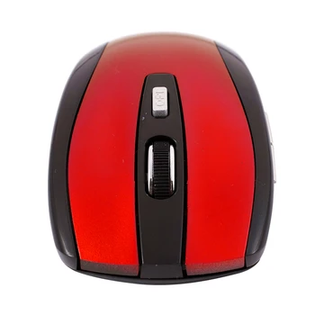 2,4 GHz Bezdrôtová Optická Myš, Myši a USB Prijímač pre PC Prenosný Počítač Červená