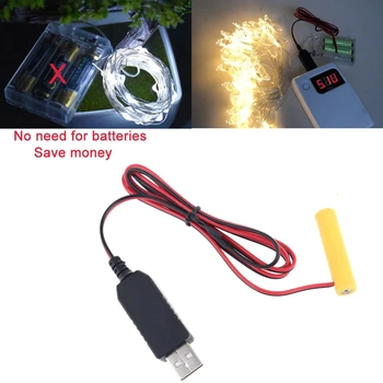 LR03 AAA Batérie Kvapiek USB Typu C Napájací Kábel Vymeňte 1-4pcs AAA Batérií Na Elektrické Hračky Baterka Hodiny