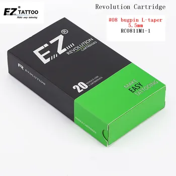 RC0811M1-1 EZ Tetovanie Ihly Revolúcie Kazety Magnum (M1) #08 0,25 mm pre kazety stroje a rukoväte 20pcs/veľa