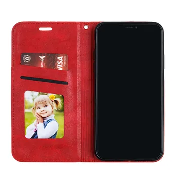 Luxusné Kožené 12 Mini SE 2020 8plus Flip puzdro Pre iPhone 6 6 8 7 Plus 11 Pro X XR XS Max Magnetické Karty Sloty Kryt Telefónu Coque