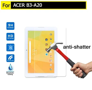 Pre Acer Iconia 10 B3-A20 Tablet Tvrdeného Skla Screen Protector 2.5 D 9H Bezpečnostné Ochranné Sklo Film na B3-A20 10.1 palce