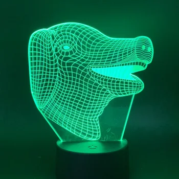 3D Lampa pre Spálne Dekorácie Krásne Ošípaných Farby Meniace Withremote Najlepší Narodeninový Darček pre Deti Usb Led Nočné Svetlo Lampy