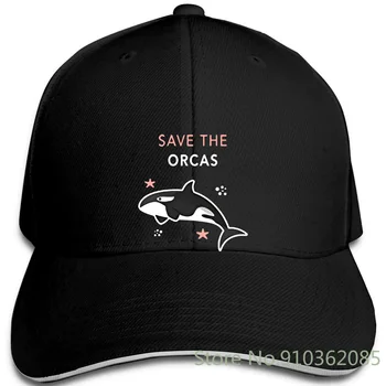 Uložiť Orcas Práva Zvierat Aktivista Tlače Vytlačené Populárnej Značky nastaviteľné čiapky šiltovku Muži Ženy