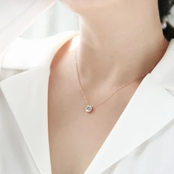 Lucury značky návrhár šperkov ženy náhrdelníky Polygonálnym holé zirkón náhrdelník s príveskom, náhrdelníky láska náhrdelník darček