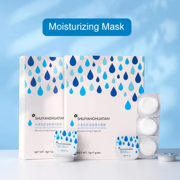 No-Umývanie Spánku Maska Hydratačná A Rozjasňujúca Starostlivosť O Pokožku, Hydratačný A Hydratáciu Pokožky Tváre J9