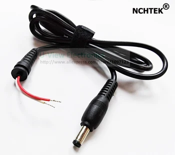 NCHTEK DC Napájací Kábel 5.5x2.5 mm 5.5/2,5 DC Zástrčka S Magnetickým Krúžok Filter Asi 1,2 M/Doprava Zdarma/4PCS
