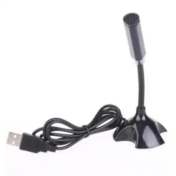 USB Kapacitný Mikrofón Mini Audio Mic-Line Chatu Nahrávanie Káblový Mikrofón Zariadenia Professionnel pre PC, Notebook