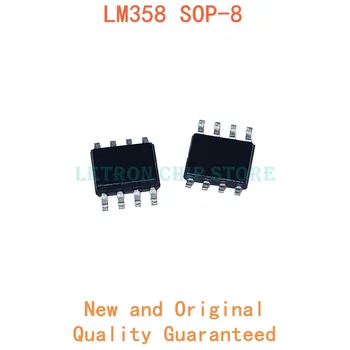 10PCS LM358DR SOP8 LM358 SOP-8 358 SOP LM358DT SOIC8 LM358DR2G SOIC-8 LM358D SMD nové a originálne IC Chipset