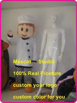 Francúzsky kuchár kuchár maskot kitchener kostým vlastné maškarný kostým anime cosplay auta mascotte tému maškarný karneval 40117