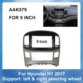 9 Palcový autorádia Fascia Rámu Prístrojovej dosky Pre Hyundai H1 2017 Auto dvd Fascias Rám Montáž Audio Adaptér Facia Panel Palubnej dosky