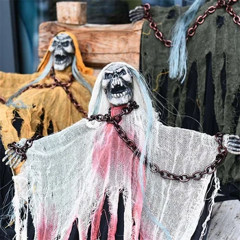 Strašidelné Halloween Rekvizity Železa Reťazca Ghost Animovaný Lebky Halloween Zombie, Ghost Smrtka Hrůzné Halloween Ghost Dekorácie