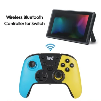 Vibrácie Radič Príslušenstvo Bluetooth Hry, Zábava pre Nintend Switch s Amibo/Funkcie NFC
