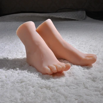 Real skin Japonský plný silikónové skutočné ženské nohy model , nohy ponožky, topánky zobraziť tg03718