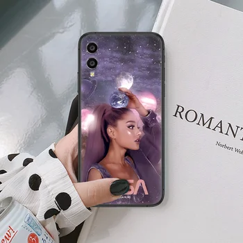 Ariana Grande Spevák Telefón puzdro Na Huawei Honor 6A 7A 7C 8 8A 8X 9 9X 10 10i 20 Lite Pro Hrať black Späť 3D Bunky Tpu Etui
