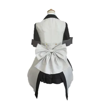 AKB0048 Takahashi Minami Cosplay Kostým Slúžky Uniformy biele a Čierne Dievča Školskú Uniformu Žena Šaty