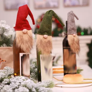 Ručné švédsky Fľaša na Krytie Mini Fľaša Vňaťou Vianočné Dekorácie pre Domov Dovolenku Dekor kolaudačné párty Darček Svadobné Prospech