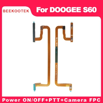 BEEKOOTEK Nový, Originálny DOOGEE S60 Power ON/OFF + PTT tlačidlo Fotoaparátu flex kábel+Zväzok Káblov pre DOOGEE S60 Lite inteligentný mobilný telefón
