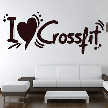 Som Rád, Crossfit Stenu Obývacia Izba, Spálňa Domova Motivácia Tréning, Fitness Šport Telocvični Samolepiek Na Stenu, S197