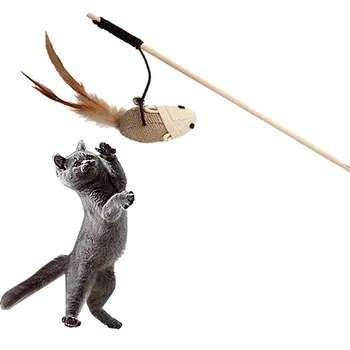 Vtipné mačku hračka hrať provokujúcej mačiatko baseball myši lov pet mačka interaktívne hračky domáce zvieratá