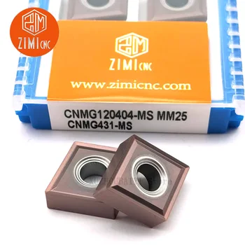 CNMG120404-MS tvrdej zliatiny vložiť ZIMI Karbid Volfrámu otočením otočných vložiť sústruh nástroj cnc sústruženie nástroj, nástroje na sústruženie,