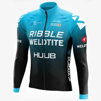 HUUB Zimné Long Sleeve Jersey Cyklistika Dres Top Bunda Vonkajšie Športové Mtb Jazdenie UV Ochrana Konkurenčného Edition Oblečenie