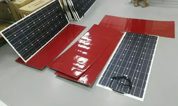 Solárny panel 100W 12V s Obojstranná Lepiaca Páska Na Zadnej Strane Flexibilný Solárny Panel 100w Jednoduchšie na Inštaláciu