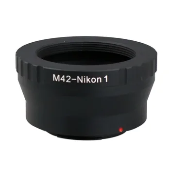 M42-N1 Black Adaptér Pre M42 Objektív na Nikon 1 Mount Kamery V1 V2 V3 J1 J2 J3 J4 J5