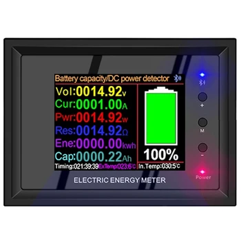 DT24 HD IPS Bluetooth, Digitálny Displej DC Power APP Voltmeter Ammeter Kapacita Batérie Tester palivomer Napätie Meter