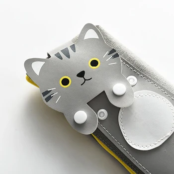 Nové Roztomilé Mačky peračník roztomilý plátno ceruzka taška školské potreby kancelárske potreby estojo lech materiál lech peračník
