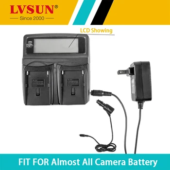 LVSUN Univerzálny DC & Auto Fotoaparát, Nabíjačka pre Panasonic VW-VBN390 VW-VBN130 VW-VBN260 HDC-HS900 HDC-TM900 HDC-SD900