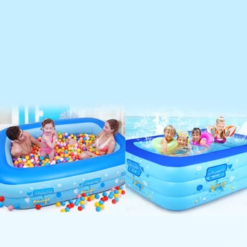 TK13 Detská detský bazén domov dospelých nadrozmerné nafukovací bazén zahusťovanie rodiny, detský bazén, baby, vaňa