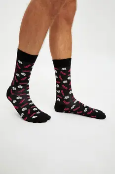 DeFacto Jeseň Muž Ponožky Vzorované Ponožky 2 Kusy Obuv Novej Sezóny-S1672AZ20AU