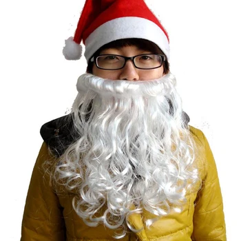 10pcs/veľa Vianočné Prop Santa Claus Fúzy Hrubé Festival Dekorácie Pre Dospelých a Deti Nosiť Cosplay