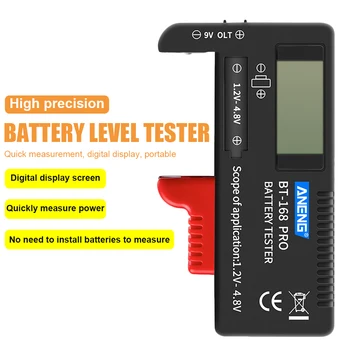 BT-168 PRO Batéria Tester Test 18650 Kapacita Batérie Tester s Vysokou Presnosťou Digitálny Displej Batéria Merací Prístroj