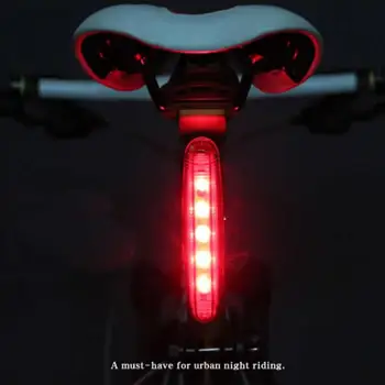 Horský Bicykel, jazda na Bicykli Svetlo Bezpečnostné Výstražné Svetlo Bicyklov Svetla Vodotesné Zadné zadné Svetlo 5 LED USB Nabíjateľné Zadné Sedadlo Svetlo