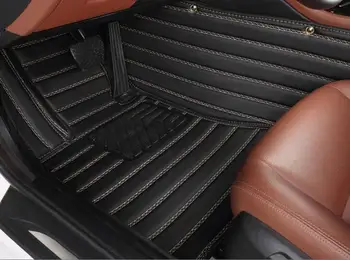 Vysoká kvalita! Vlastné špeciálne podlahové rohože pre Volvo V40 2019-2013 Ľahko sa čistí nosenie-odolávanie koberce pre V40 2016,doprava Zdarma