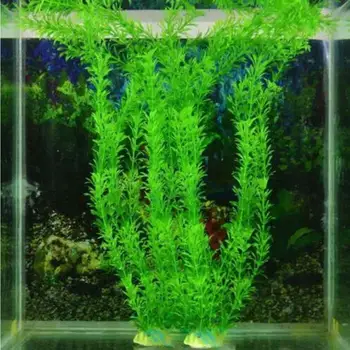 30 Cm Umelé Podvodné Rastliny Akvárium Simulácia Vodnej Trávy Akváriových Rastlín, Akvária Terénne Plastové Dekorácie