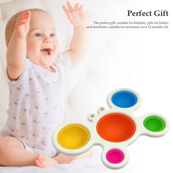 Fidget Jednoduché Dimple Hračka Baby Praxe, Správnej Veľký Krab Hračka Inteligencie Vývoj Doska Novorodenca