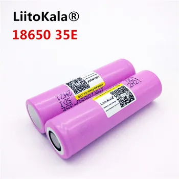 Liitokala 3500 mah descarga 13a inr18650 35e para Pre inr18650-35e 18650 bateria li-ion 3,7 v bateria recarregavel