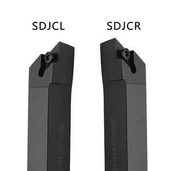 1PC SDJCR3232P11 SDJCL3232P11 HSS Držiak pre DCMT11T304 DCMT11T308 karbidu externé držiaka nástroja SDJCR / L továreň na priamy predaj
