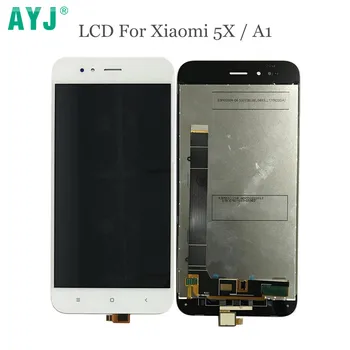 AYJ Vysoko Kvalitný LCD displej Pre Xiao Mi 5X Displej s Rámom Pre Xiao Mi A1 LCD Displej Dotykový Digitalizátorom. Montáž