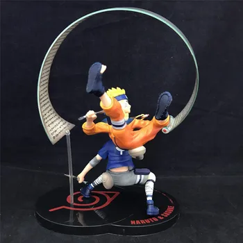 Anime Naruto Uzumaki Naruto Uchiha Sasuke Anime Obrázok GEM Shippuden Hračky Model PVC Akcie Figurals Zberateľskú Bábika