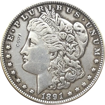 1891-O USA Morgan Dolár mince KÓPIA