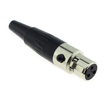 10pcs Mini 3 Pin Rovnováhu XLR Konektor Zásuvka Fáze Osvetlenie Zosilňovač Plug Žena