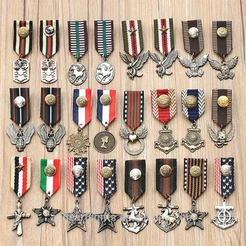 Vlastné medaila, lacné vojenské medaila, vysoká kvalita armády medaily, nízke ceny, Medal of Honor ,strieborná medaila kov , starožitné zlaté medaily