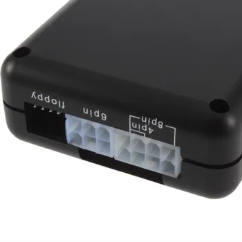 Napájanie Tester Kontrola LED 20/24 Pin PSU ATX SATA HDD Tester Checker Meter Meranie na PC Výpočet Veľkoobchod