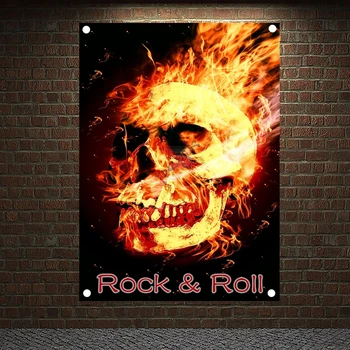 Desivé Krvavé Metal Hudba Nálepky Rocková Kapela Plagát Štyri Otvory Bannery Stenu Vlajky Gobelín Handričkou Art Cafe Bar Hotel Dekor A1
